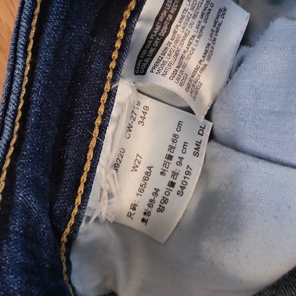 Levi's 711 Skinny Ankle Jeans - Medium Wash - 27" Waist - Picture 3 of 6